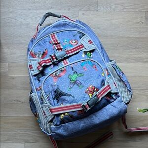 Pottery Barn Kids Avengers Superhero Backpack - Blue and Red
